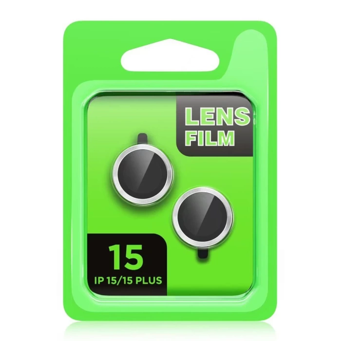 Newface iPhone 15 Plus Raze Metal Kamera Lens - Sarı