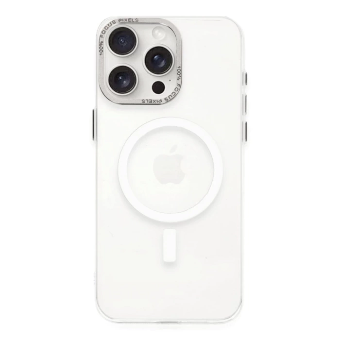 Newface iPhone 15 Pro Kılıf Anka PC Magneticsafe Sert Metal Kapak