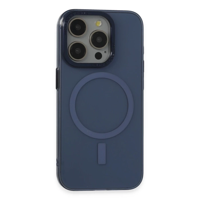 Newface iPhone 15 Pro Kılıf Anka PC Magneticsafe Sert Metal Kapak