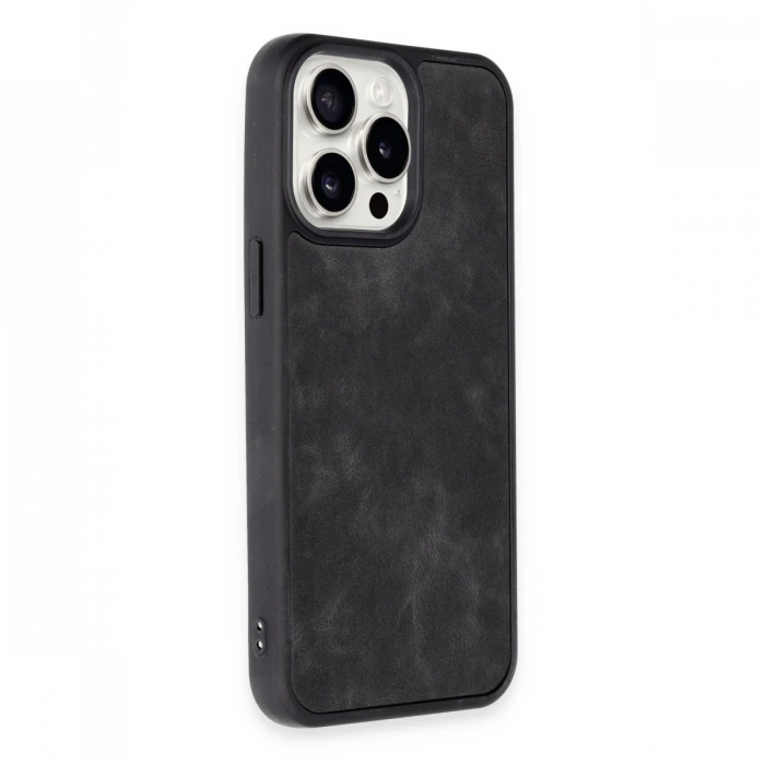 Newface iPhone 15 Pro Kılıf Aras Deri Kapak