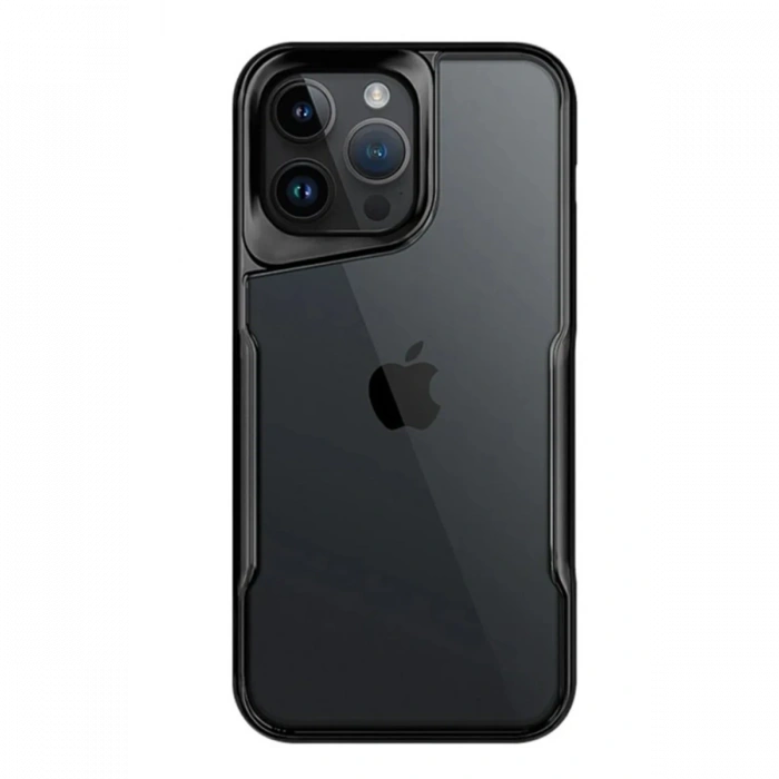 Newface iPhone 15 Pro Kılıf Boyi Silikon Kapak - Siyah