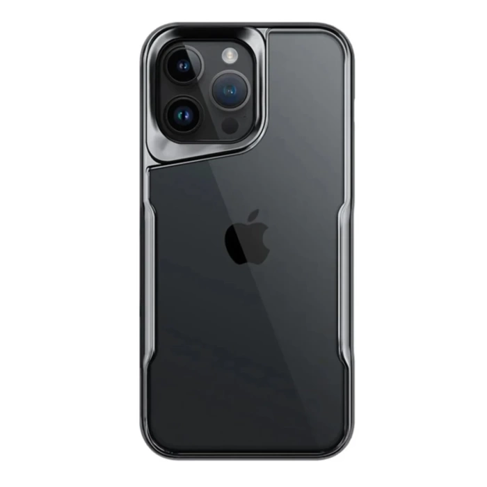 Newface iPhone 15 Pro Kılıf Boyi Silikon Kapak - Titan Gri