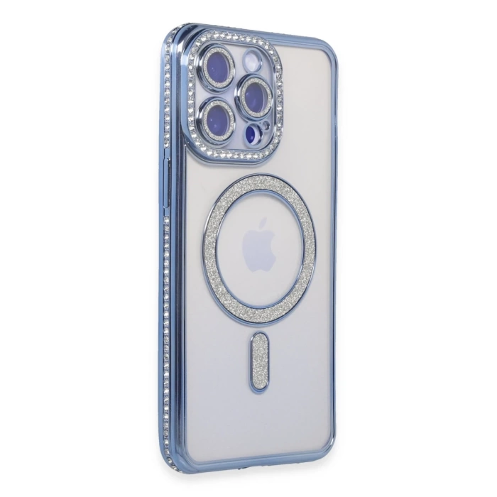 Newface iPhone 15 Pro Kılıf Joke Simli Magneticsafe Kılıf