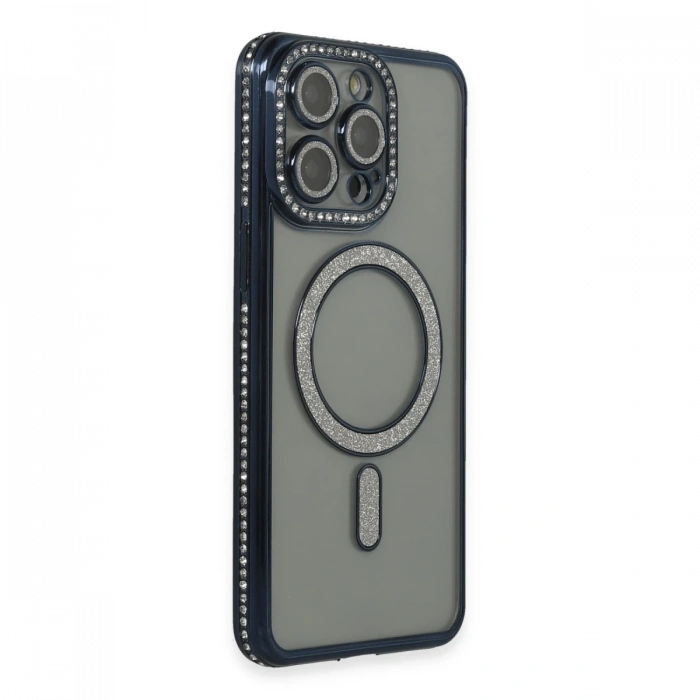 Newface iPhone 15 Pro Kılıf Joke Simli Magneticsafe Kılıf