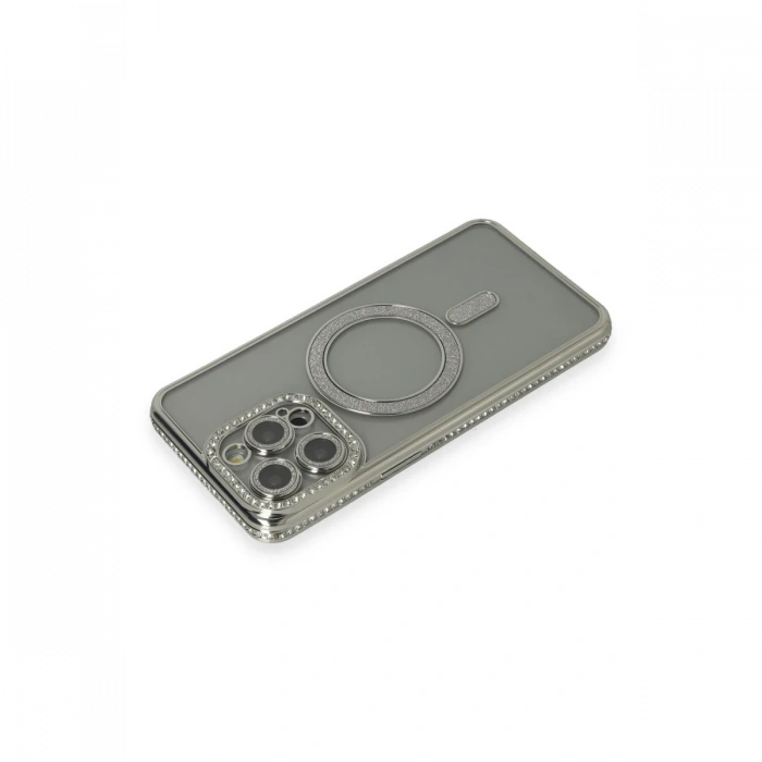 Newface iPhone 15 Pro Kılıf Joke Simli Magneticsafe Kılıf