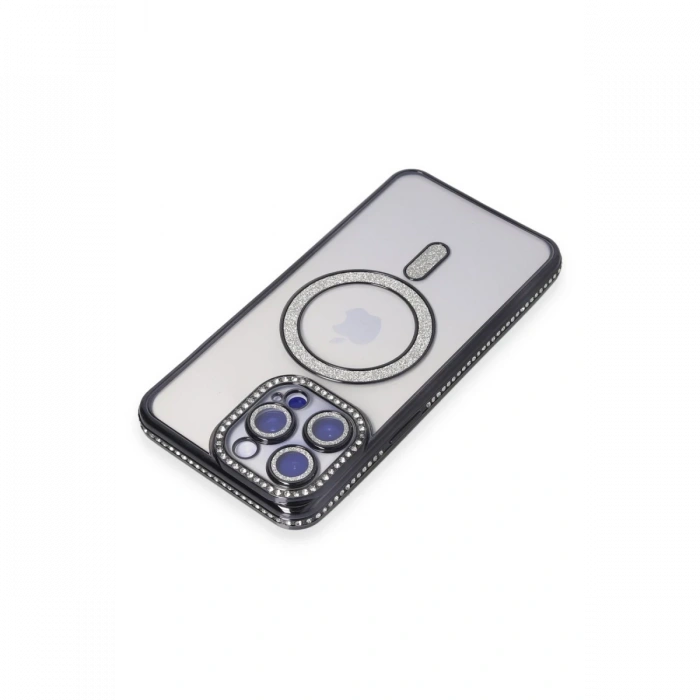 Newface iPhone 15 Pro Kılıf Joke Simli Magneticsafe Kılıf