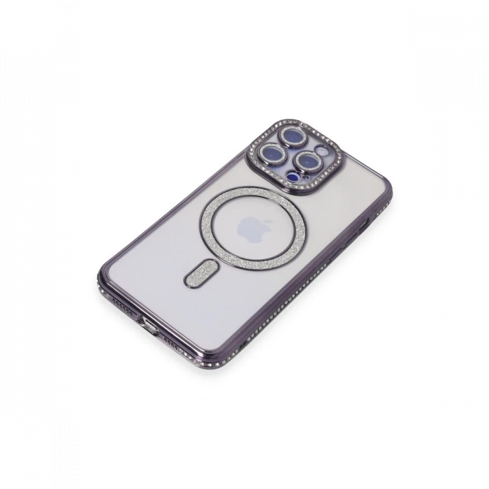 Newface iPhone 15 Pro Kılıf Joke Simli Magneticsafe Kılıf