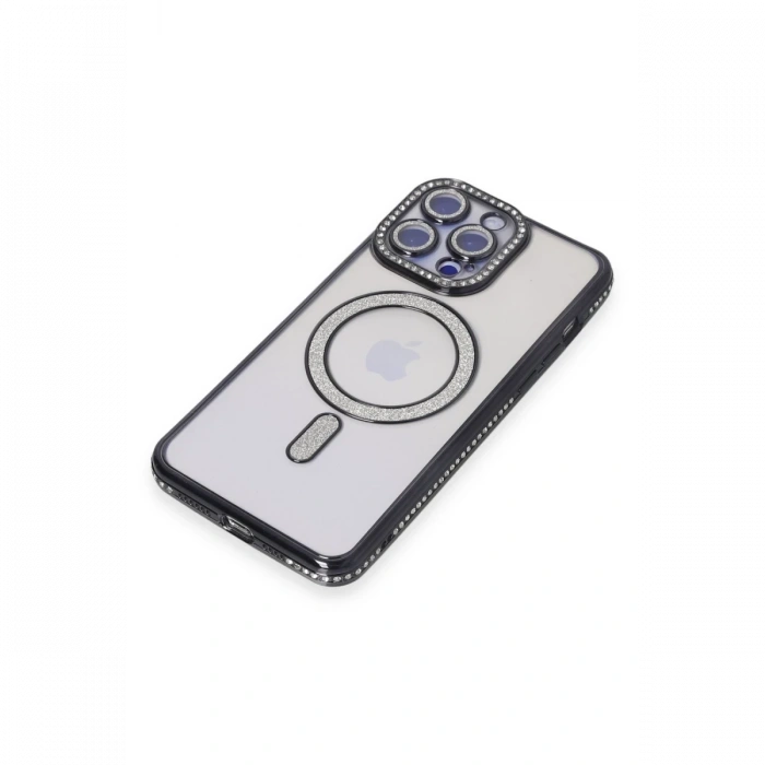 Newface iPhone 15 Pro Kılıf Joke Simli Magneticsafe Kılıf