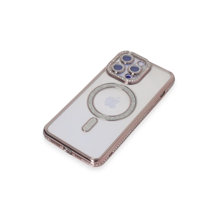 Newface iPhone 15 Pro Kılıf Joke Simli Magneticsafe Kılıf