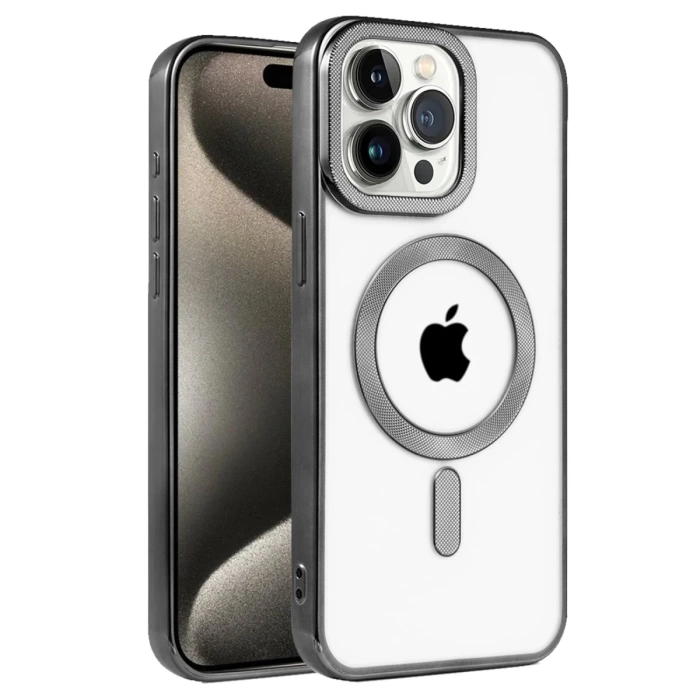 Newface iPhone 15 Pro Kılıf Kronos Magsafe Kapak
