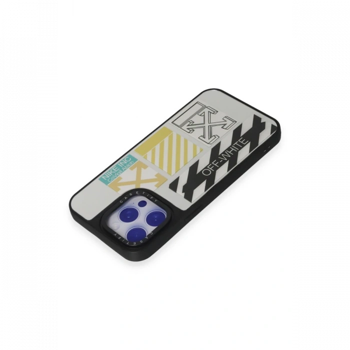 Newface iPhone 15 Pro Kılıf Mirror Desenli Kapak