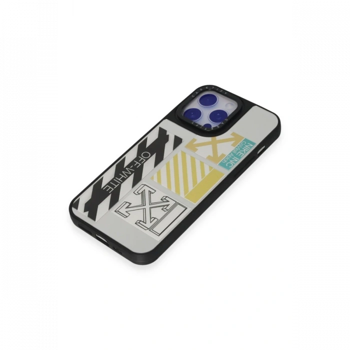 Newface iPhone 15 Pro Kılıf Mirror Desenli Kapak