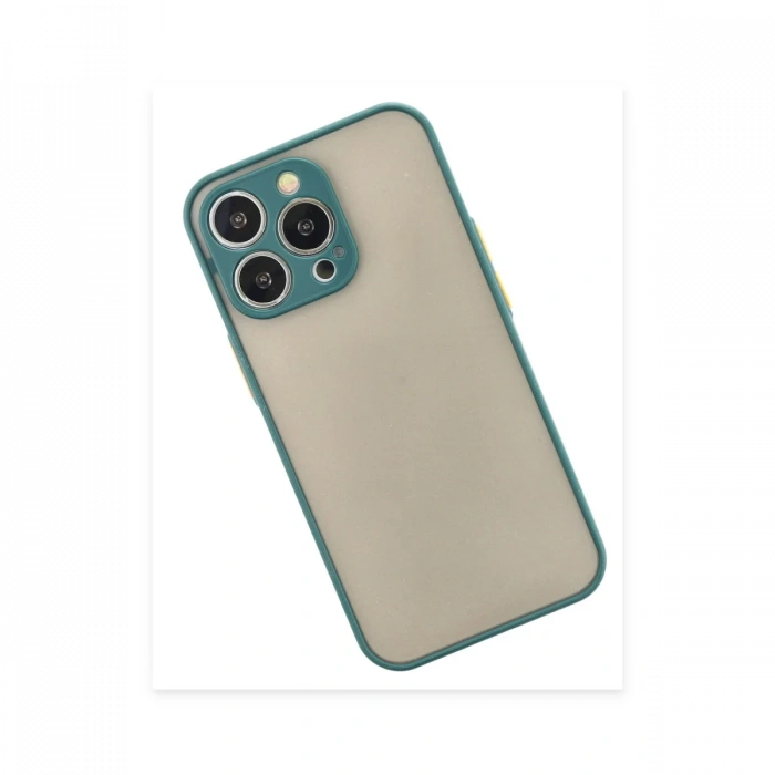 Newface iPhone 15 Pro Kılıf Montreal Silikon Kapak