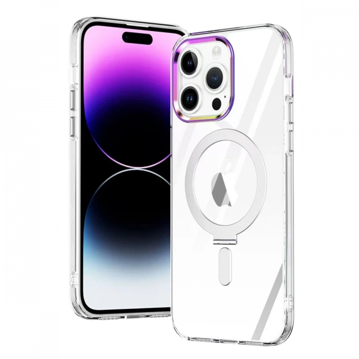 iPhone 15 Pro Kılıf Mudo Magneticsafe Standlı Kapak