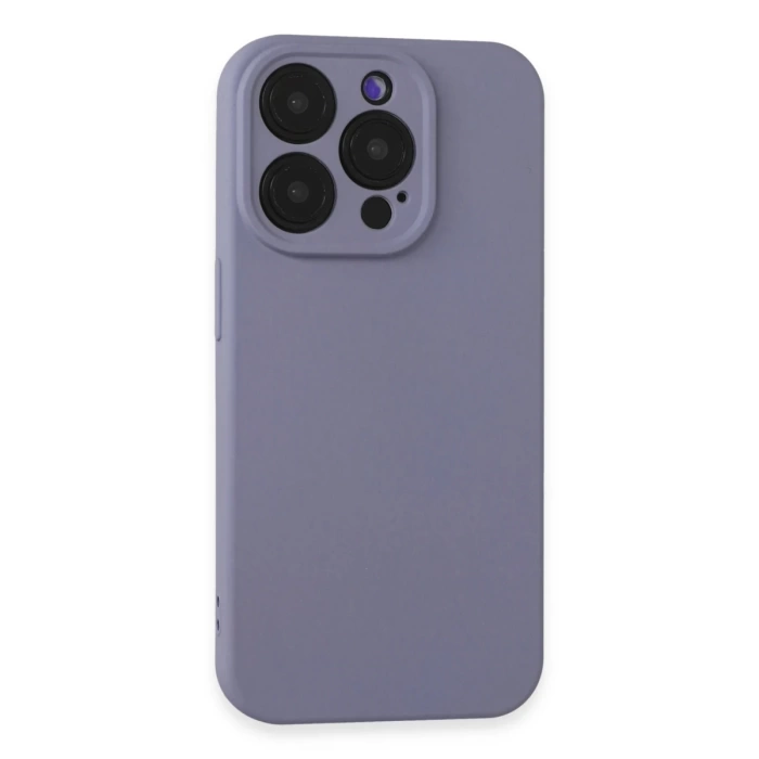 Newface iPhone 15 Pro Kılıf Nano içi Kadife Silikon