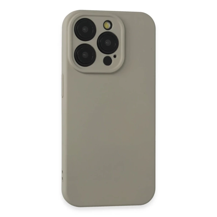 Newface iPhone 15 Pro Kılıf Nano içi Kadife Silikon