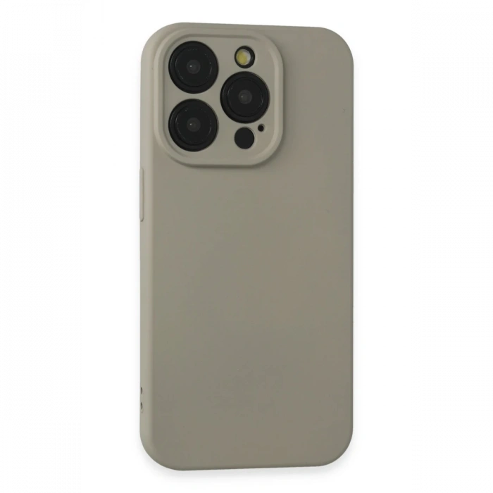 Newface iPhone 15 Pro Kılıf Nano içi Kadife Silikon