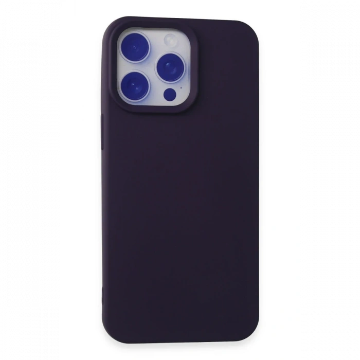 Newface iPhone 15 Pro Kılıf Nano içi Kadife Silikon