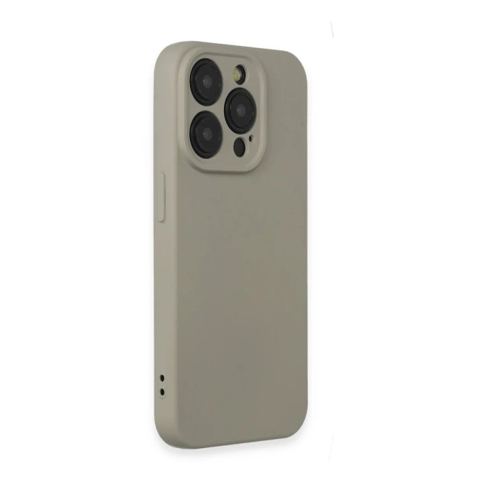 Newface iPhone 15 Pro Kılıf Nano içi Kadife Silikon
