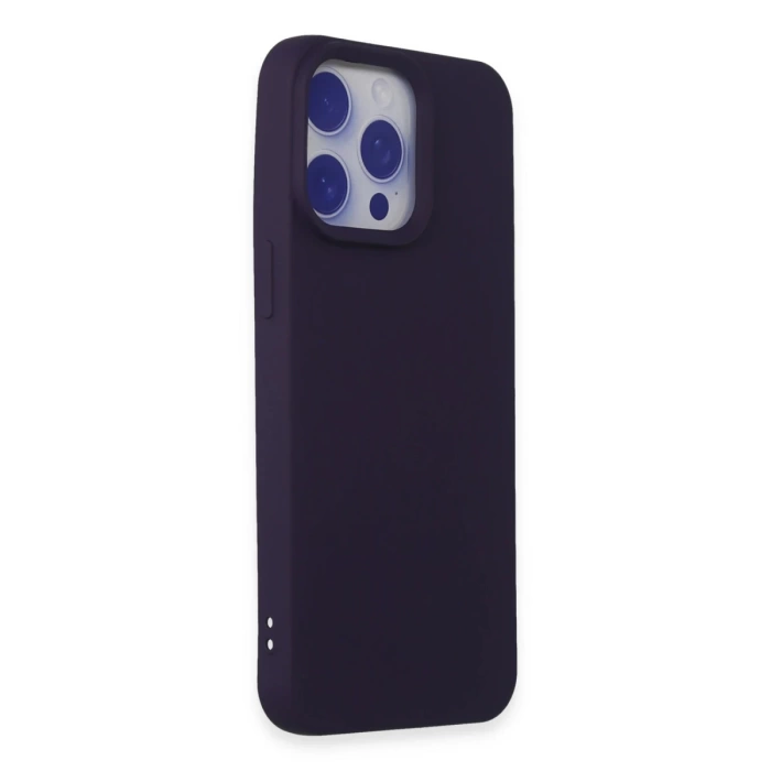 Newface iPhone 15 Pro Kılıf Nano içi Kadife Silikon