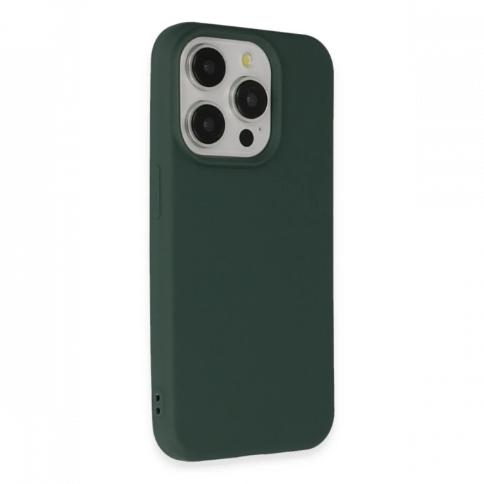 Newface iPhone 15 Pro Kılıf Nano içi Kadife Silikon