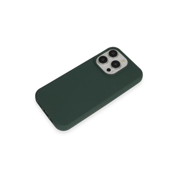 Newface iPhone 15 Pro Kılıf Nano içi Kadife Silikon