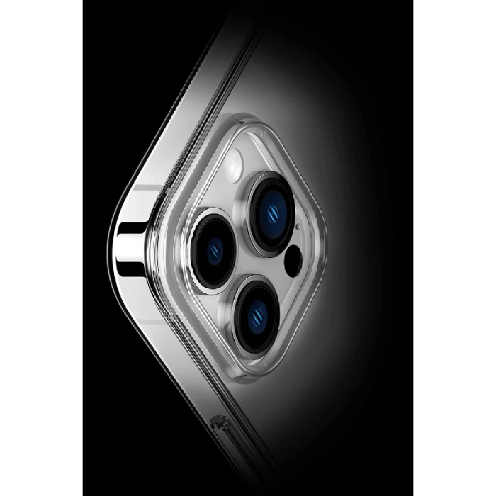 Newface iPhone 15 Pro Kılıf Tron Şeffaf Magsafe Kapak - Şeffaf