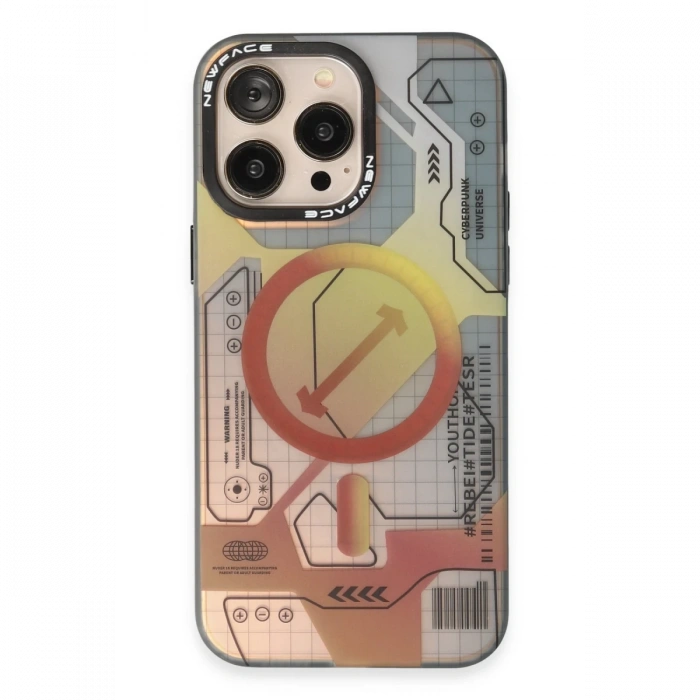 Newface iPhone 15 Pro Kılıf Venüs Magneticsafe Desenli Kapak