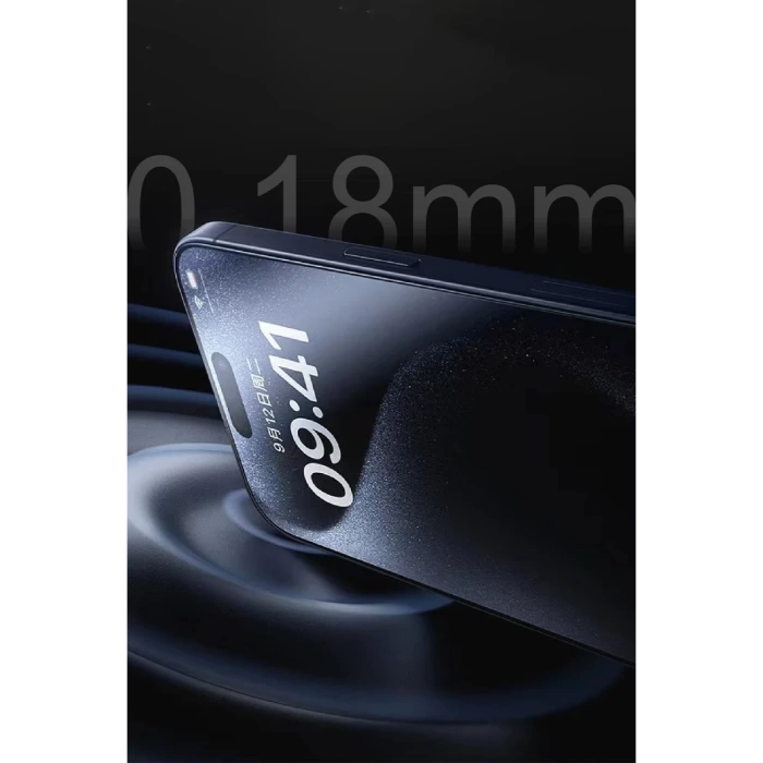 Newface iPhone 15 Pro Max Bilvis 0.18mm Plus Cam Ekran Koruyucu