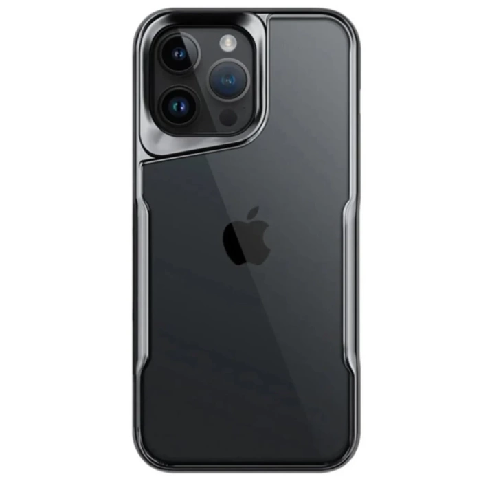 Newface iPhone 15 Pro Max Kılıf Boyi Silikon Kapak - Titan Gri