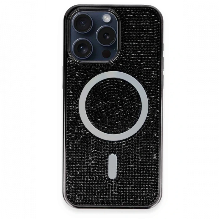 iPhone 15 Pro Max Kılıf Diamond Magsafe Kapak