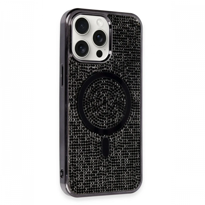 iPhone 15 Pro Max Kılıf Diamond Magsafe Kapak