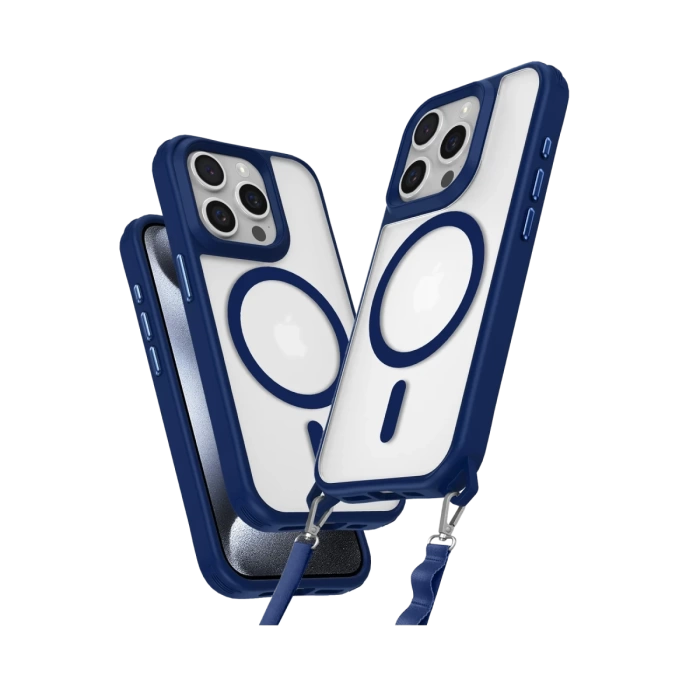 Newface iPhone 15 Pro Max Kılıf Enka Magsafe Silikon Kılıf
