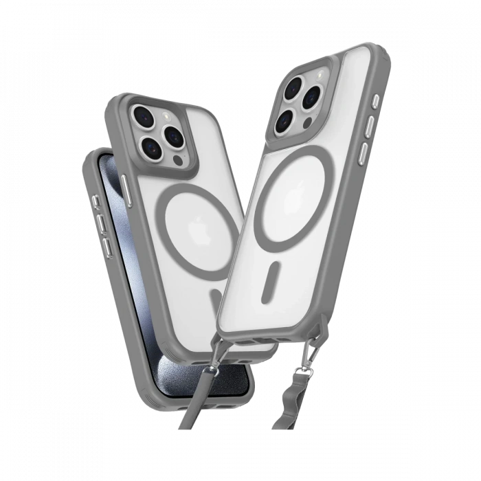 Newface iPhone 15 Pro Max Kılıf Enka Magsafe Silikon Kılıf