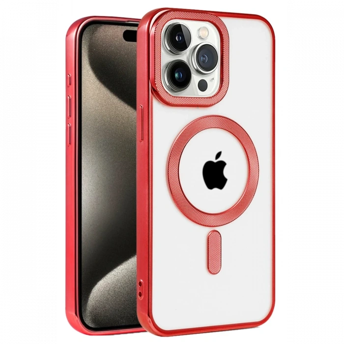 Newface iPhone 15 Pro Max Kılıf Kronos Magsafe Kapak