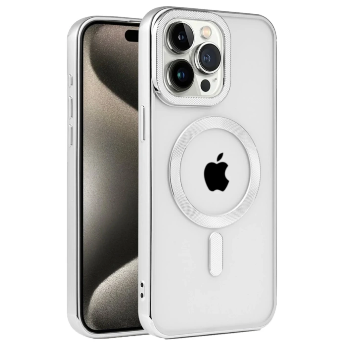 Newface iPhone 15 Pro Max Kılıf Kronos Magsafe Kapak