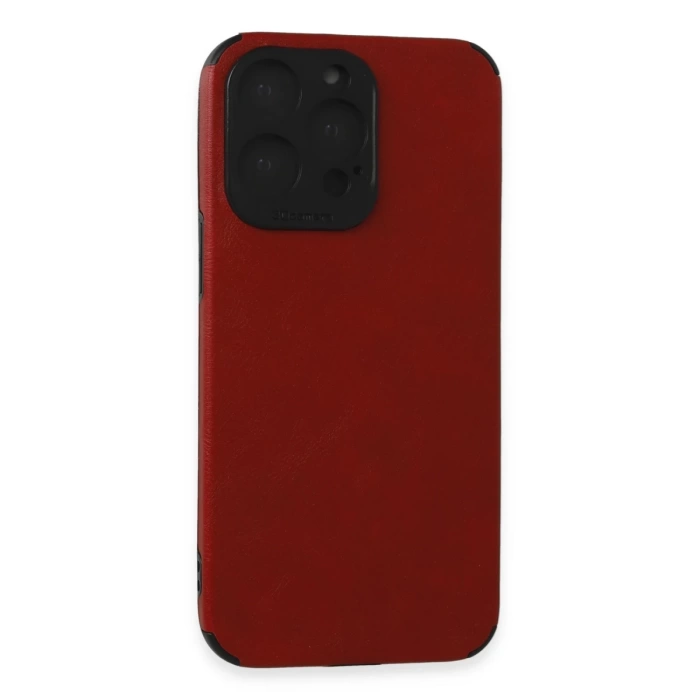 Newface iPhone 15 Pro Max Kılıf Loop Deri Silikon
