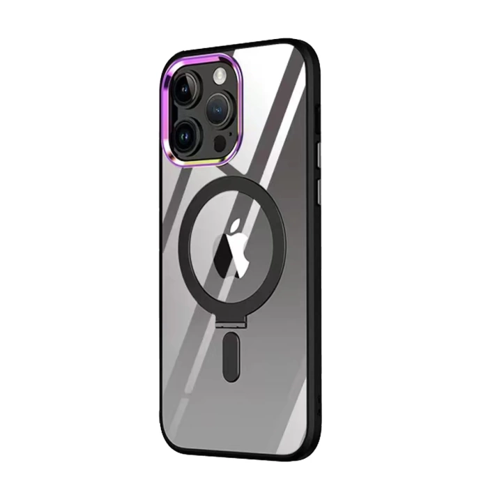 Newface iPhone 15 Pro Max Kılıf Mudo Magneticsafe Standlı Kapak