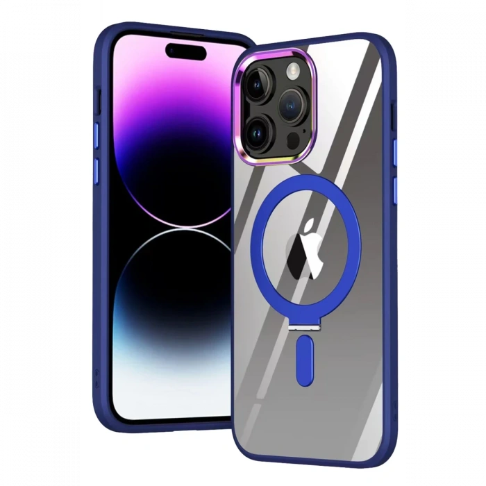 iPhone 15 Pro Max Kılıf Mudo Magneticsafe Standlı Kapak