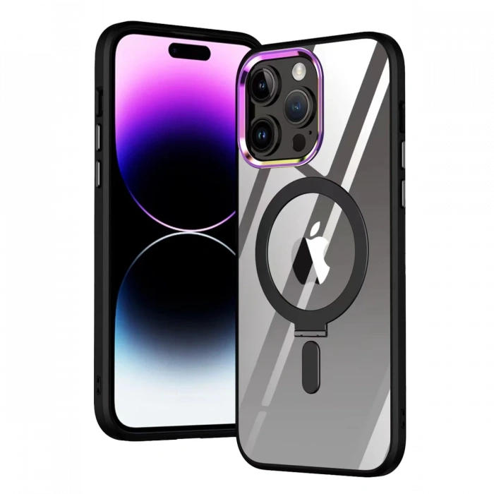 Newface iPhone 15 Pro Max Kılıf Mudo Magneticsafe Standlı Kapak