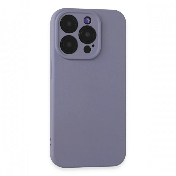 Newface iPhone 15 Pro Max Kılıf Nano içi Kadife Silikon