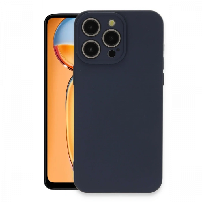 Newface iPhone 15 Pro Max Kılıf Nano içi Kadife Silikon
