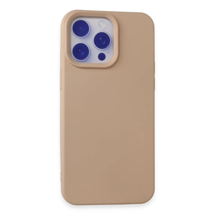 Newface iPhone 15 Pro Max Kılıf Nano içi Kadife Silikon