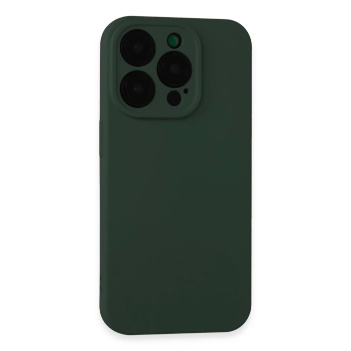 Newface iPhone 15 Pro Max Kılıf Nano içi Kadife Silikon