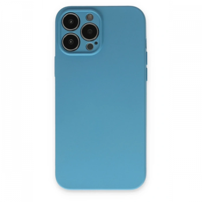 Newface iPhone 15 Pro Max Kılıf Nano içi Kadife Silikon