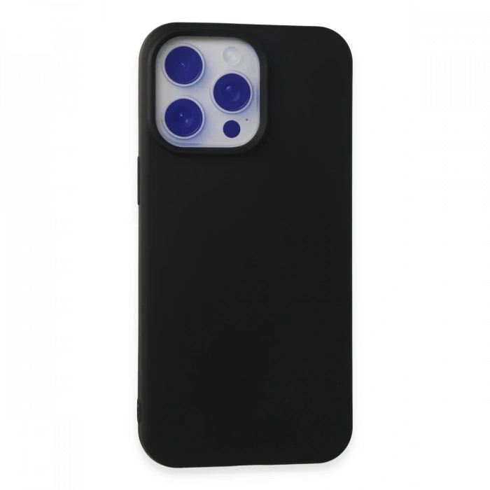 Newface iPhone 15 Pro Max Kılıf Nano içi Kadife Silikon