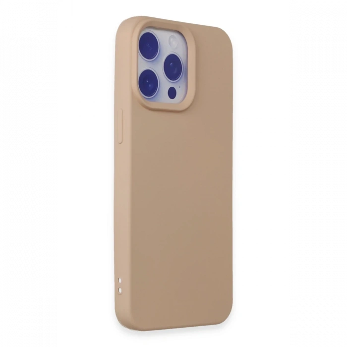 Newface iPhone 15 Pro Max Kılıf Nano içi Kadife Silikon