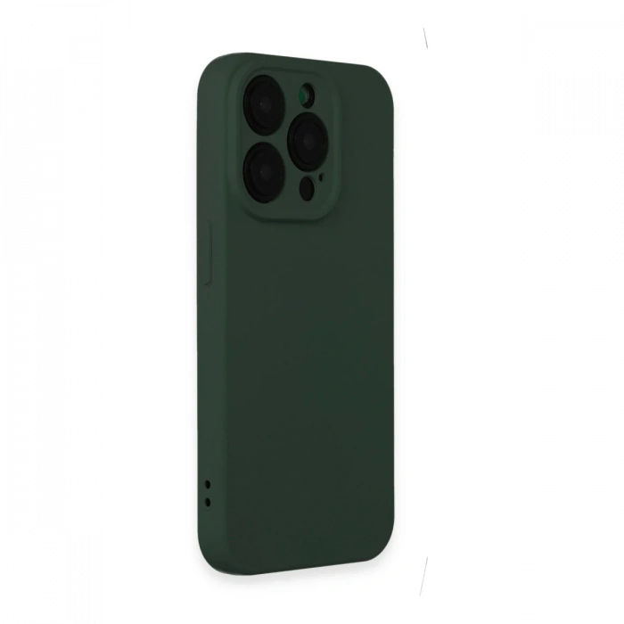 Newface iPhone 15 Pro Max Kılıf Nano içi Kadife Silikon