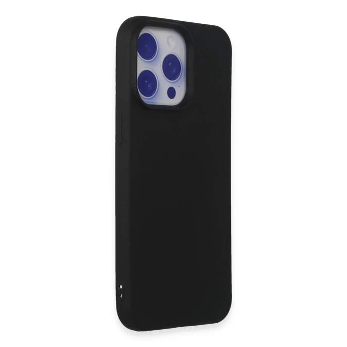 Newface iPhone 15 Pro Max Kılıf Nano içi Kadife Silikon