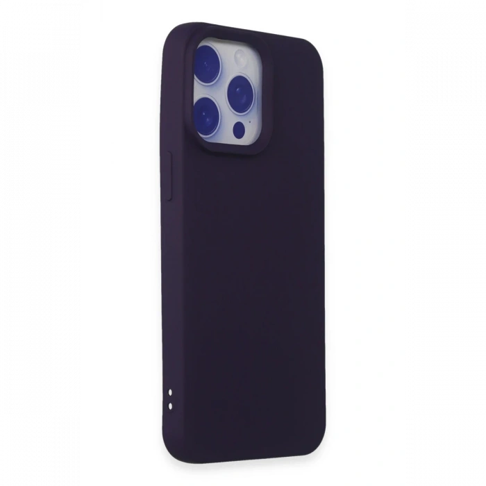 Newface iPhone 15 Pro Max Kılıf Nano içi Kadife Silikon
